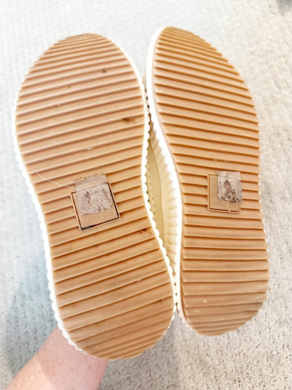 Dolce Vita Cream Dolen Crochet Sneaker (8.5) - Picture 6 of 10